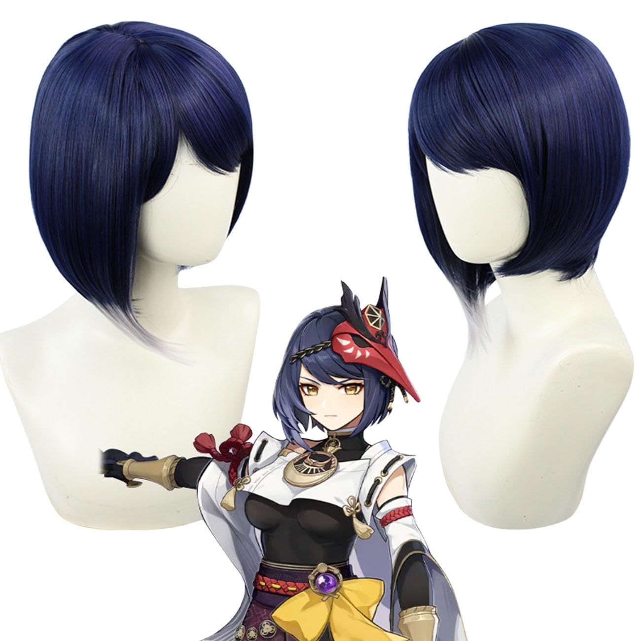 三分妄想 原神 コスプレ 九条裟羅 くじょうさら 衣装 ※ウィッグ 靴